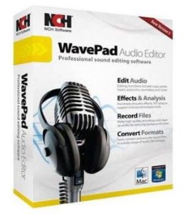 wavepad audio editing software free download with crack